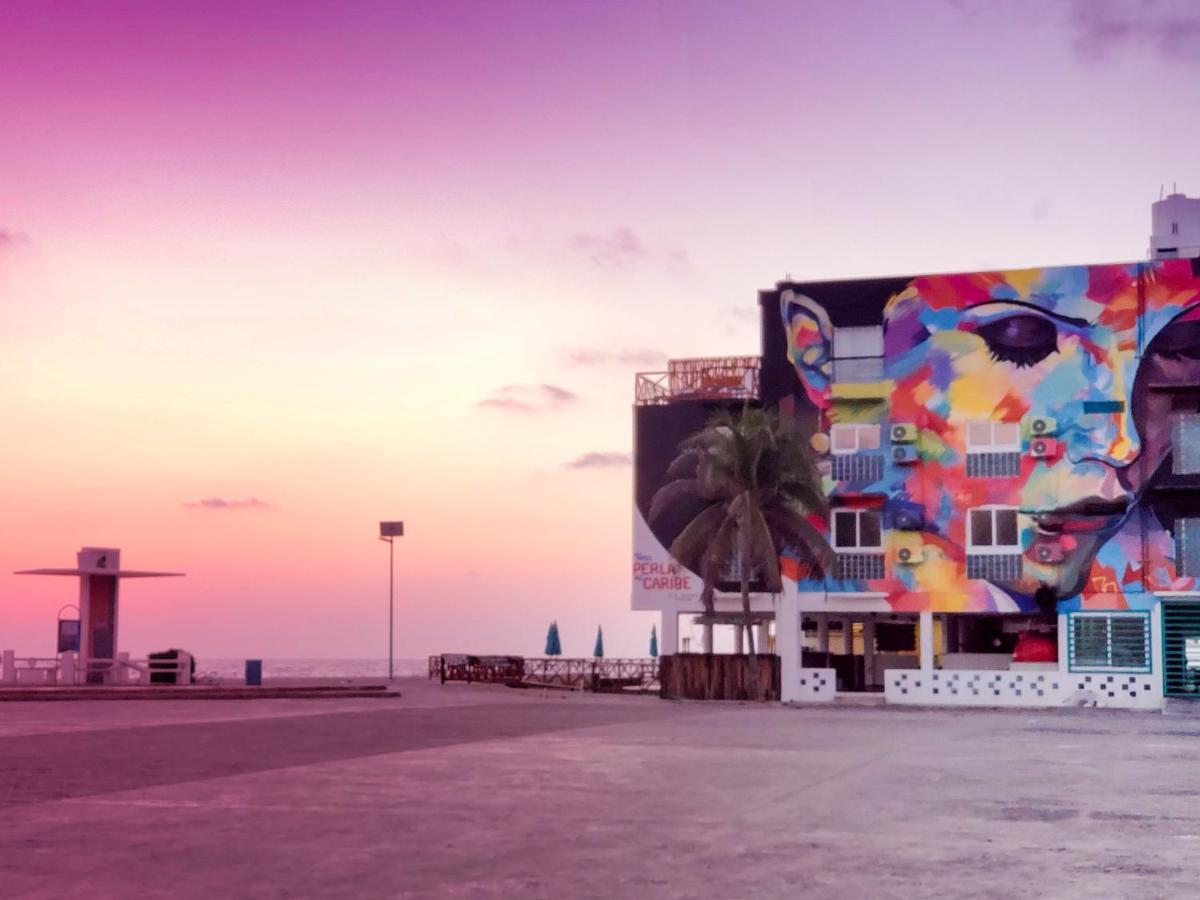 Esduma La Perla Hotel إيسلا موخيريس المظهر الخارجي الصورة